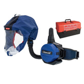 CleanAIR Short Blue Hood CA-1 with Basic PAPR | RSH1133a-BL